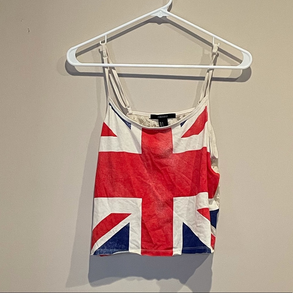 Union Jack UK London Crop Top